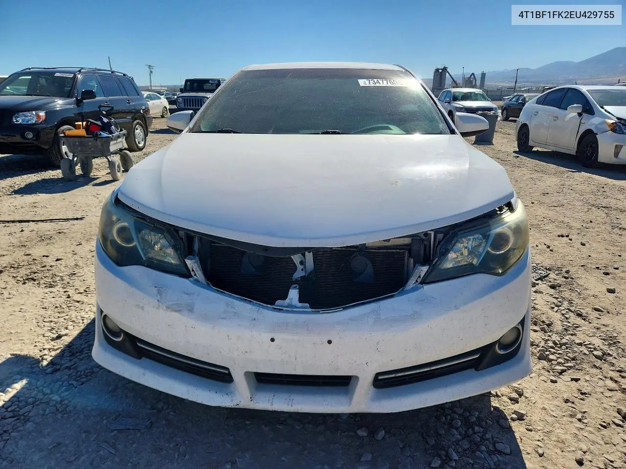 2014 TOYOTA CAMRY VIN 4T1BF1FK2EU429755 — фото 5