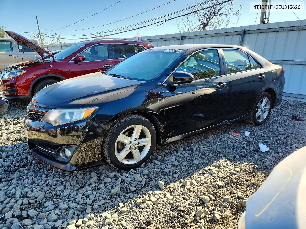 TOYOTA CAMRY 2014, VIN 4T1BF1FK2EU315626