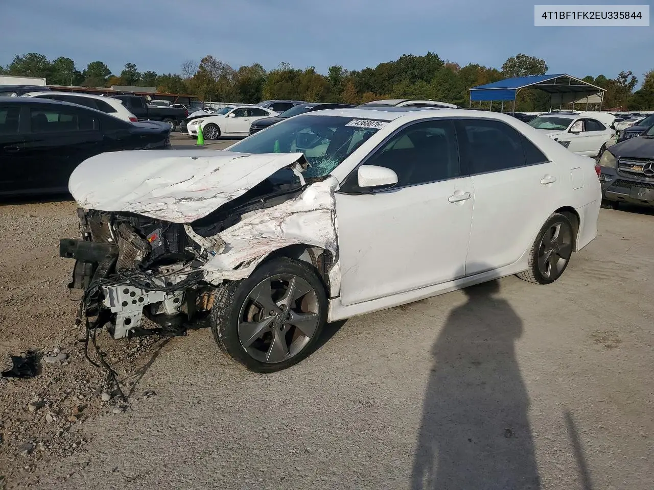 TOYOTA CAMRY 2014, VIN 4T1BF1FK2EU335844