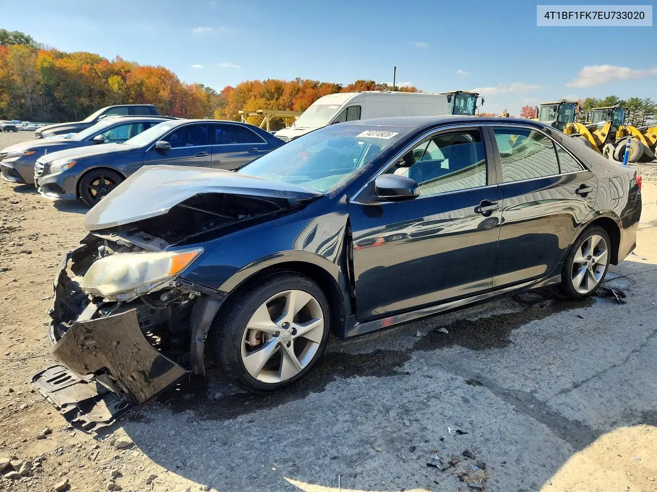 TOYOTA CAMRY 2014, VIN 4T1BF1FK7EU733020