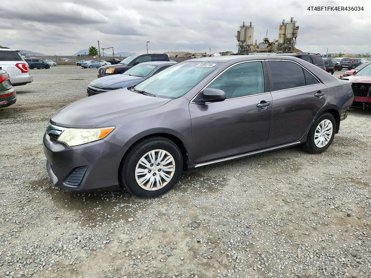 TOYOTA CAMRY 2014, VIN 4T4BF1FK4ER436034