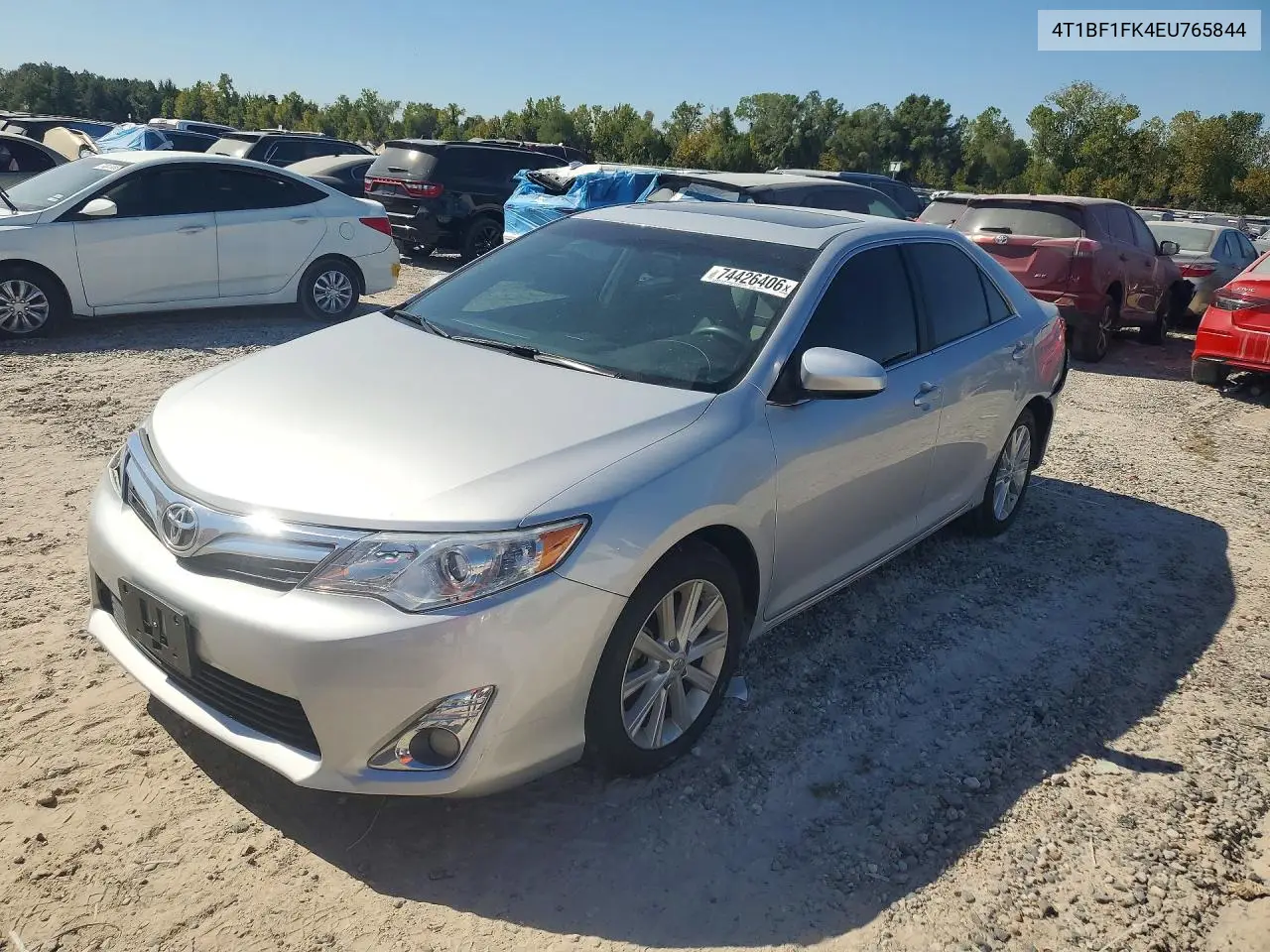 TOYOTA CAMRY 2014, VIN 4T1BF1FK4EU765844
