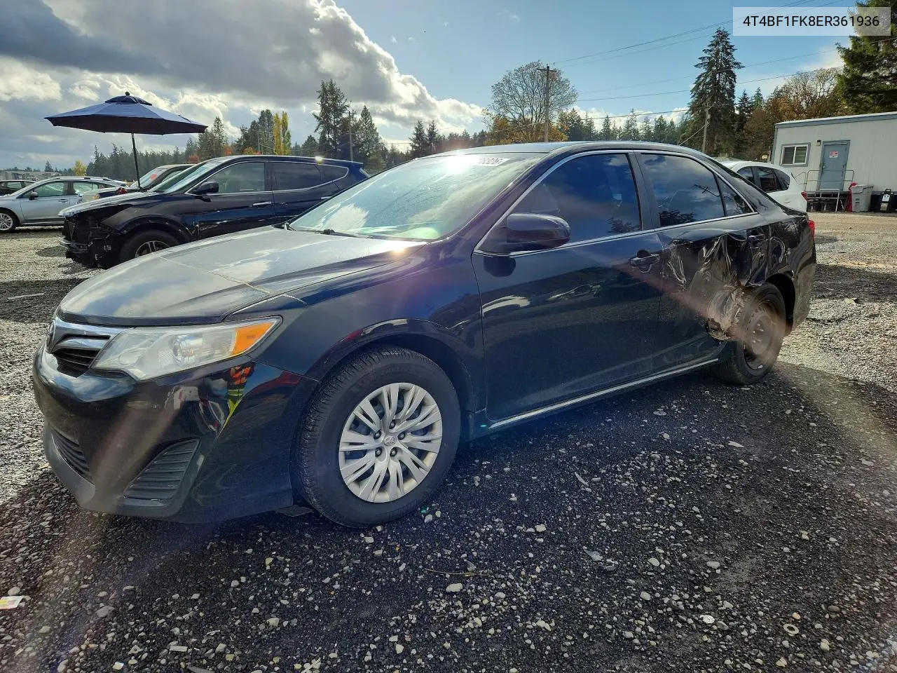 TOYOTA CAMRY 2014, VIN 4T4BF1FK8ER361936