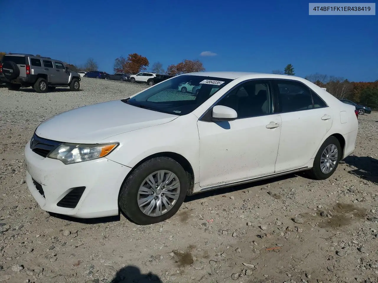 TOYOTA CAMRY 2014, VIN 4T4BF1FK1ER438419