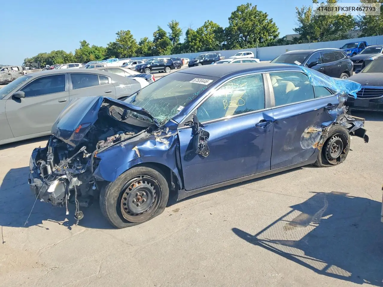 TOYOTA CAMRY 2015, VIN 4T4BF1FK3FR467793