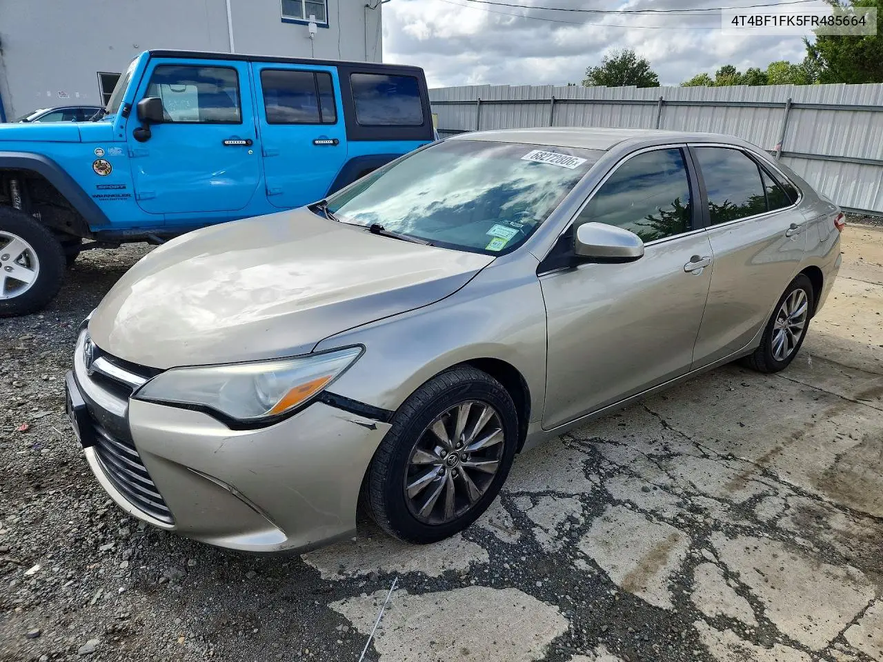 TOYOTA CAMRY 2015, VIN 4T4BF1FK5FR485664
