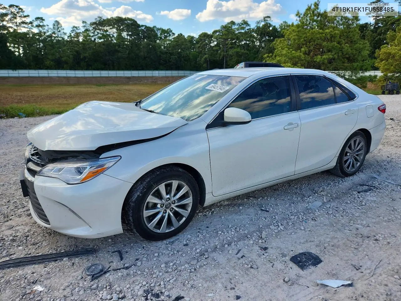 TOYOTA CAMRY 2015, VIN 4T1BK1FK1FU558485