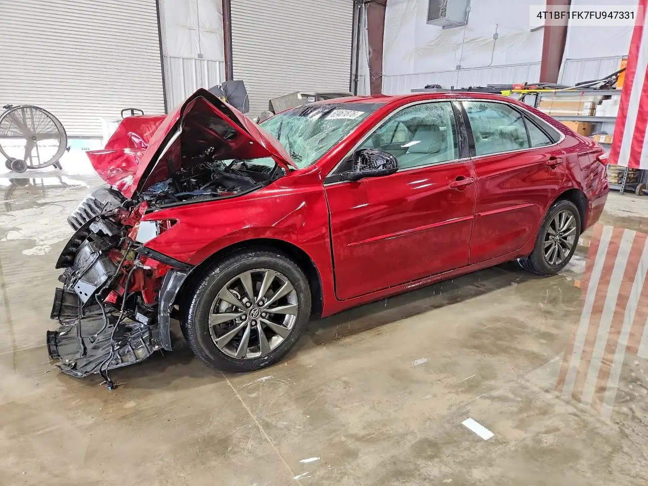 TOYOTA CAMRY 2015, VIN 4T1BF1FK7FU947331