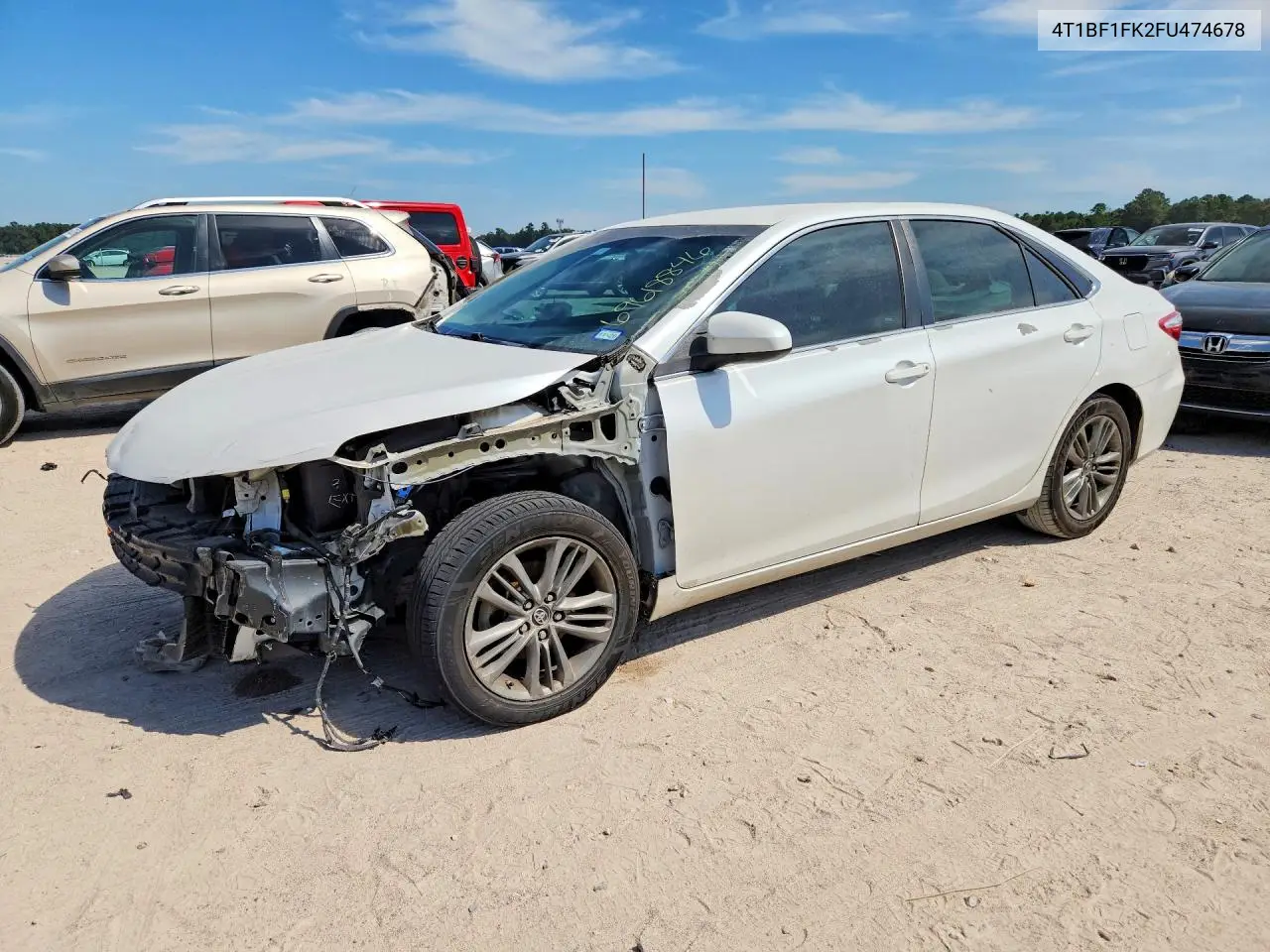 TOYOTA CAMRY 2015, VIN 4T1BF1FK2FU474678