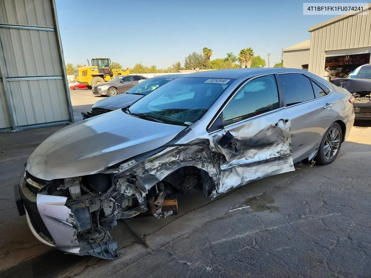 TOYOTA CAMRY 2015, VIN 4T1BF1FK1FU074241