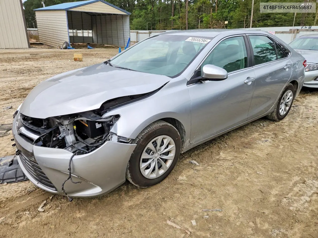 TOYOTA CAMRY 2015, VIN 4T4BF1FKXFR455687