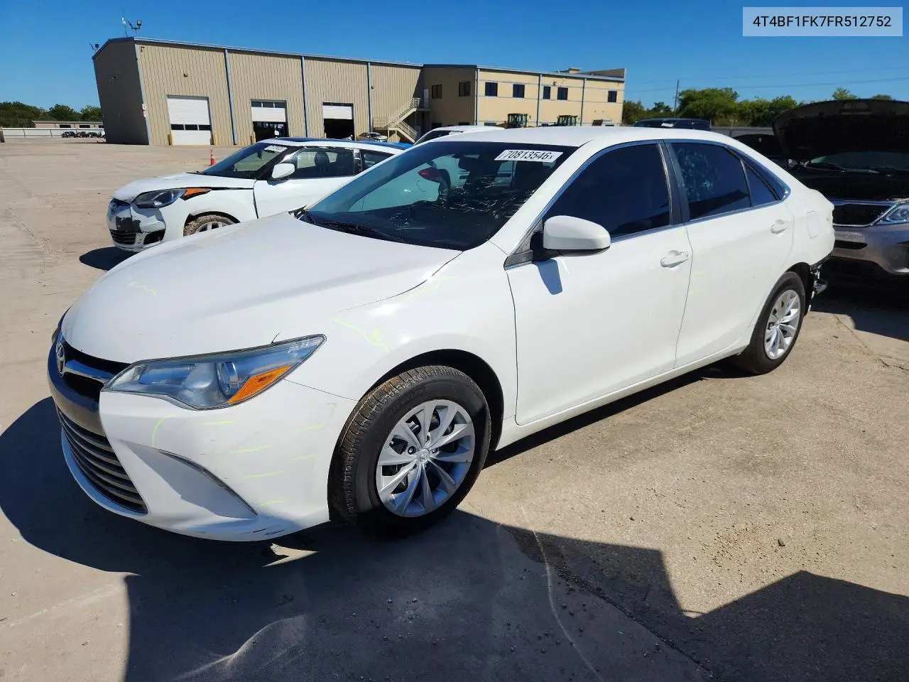 TOYOTA CAMRY 2015, VIN 4T4BF1FK7FR512752