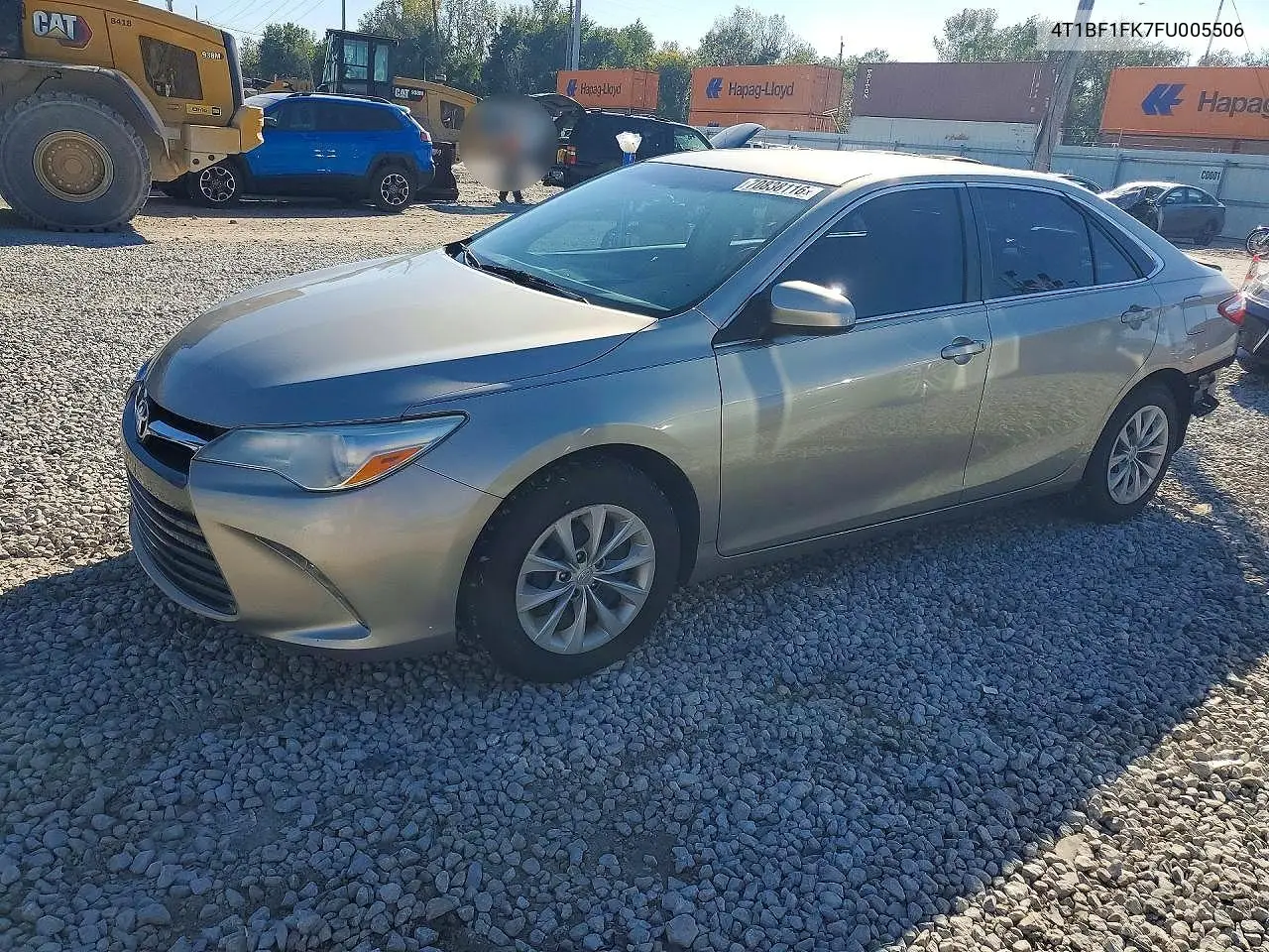 TOYOTA CAMRY 2015, VIN 4T1BF1FK7FU005506