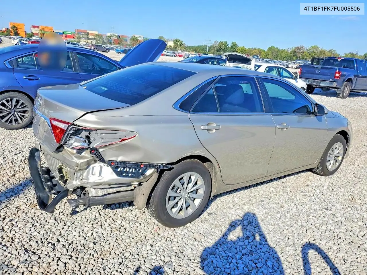 2015 TOYOTA CAMRY VIN 4T1BF1FK7FU005506 — фото 3