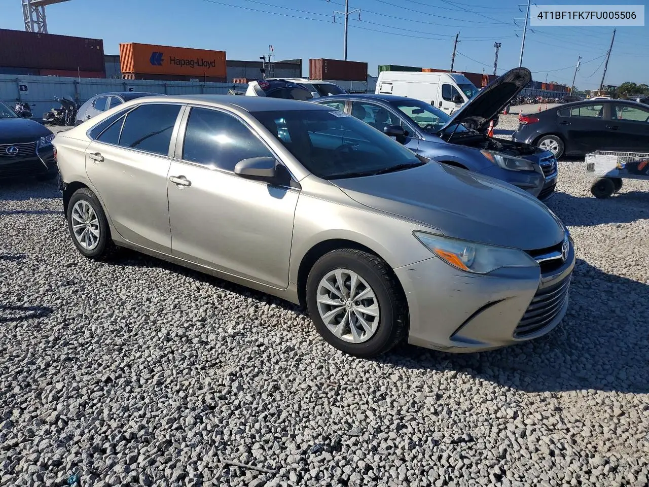 2015 TOYOTA CAMRY VIN 4T1BF1FK7FU005506 — фото 4