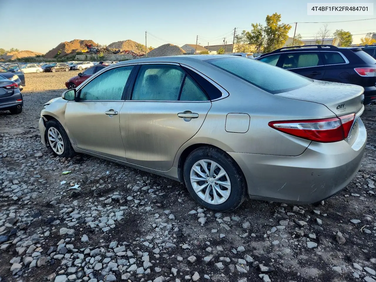 2015 TOYOTA CAMRY VIN 4T4BF1FK2FR484701 — фото 2