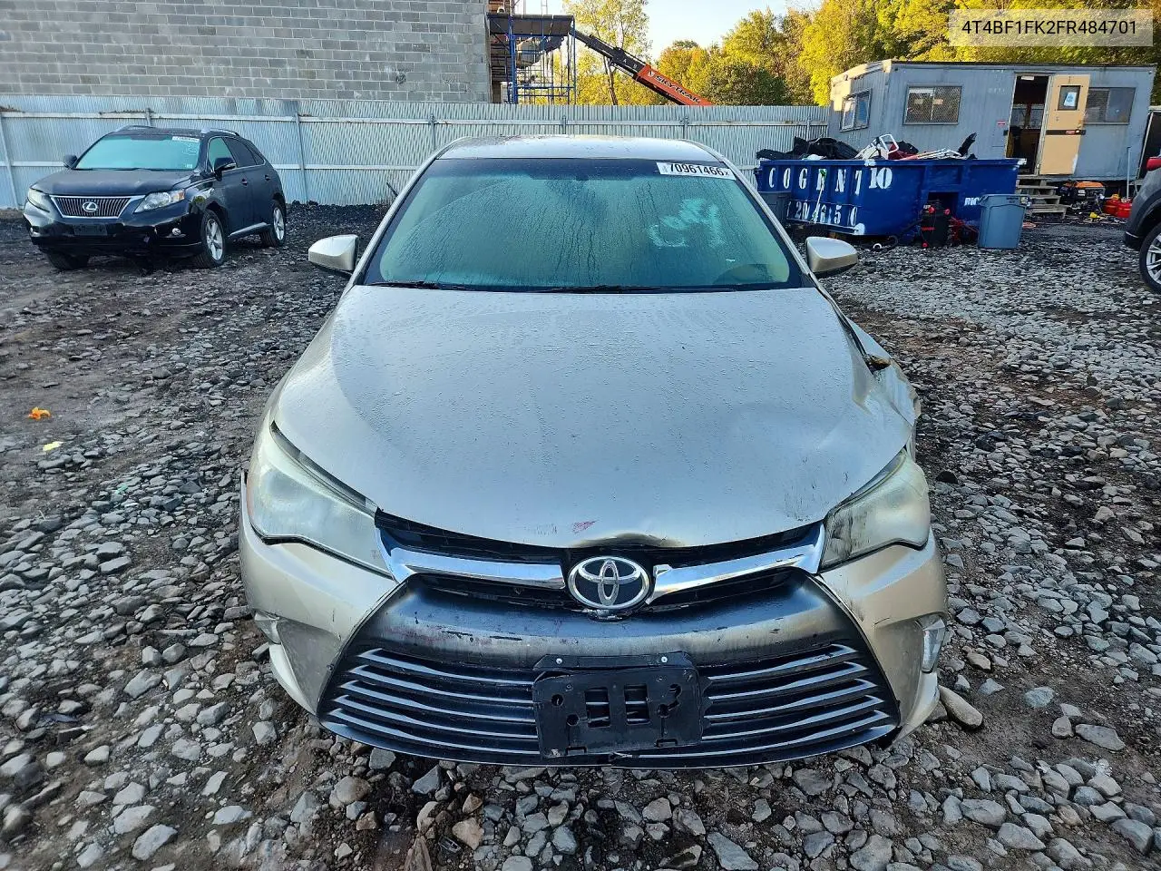 2015 TOYOTA CAMRY VIN 4T4BF1FK2FR484701 — фото 5