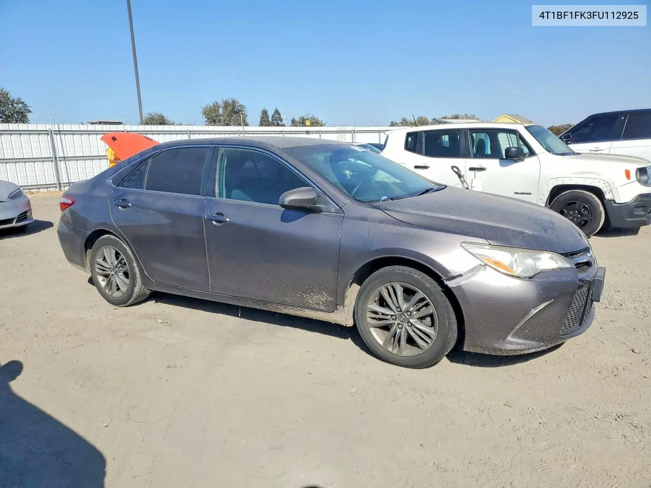 2015 TOYOTA CAMRY VIN 4T1BF1FK3FU112925 — фото 4