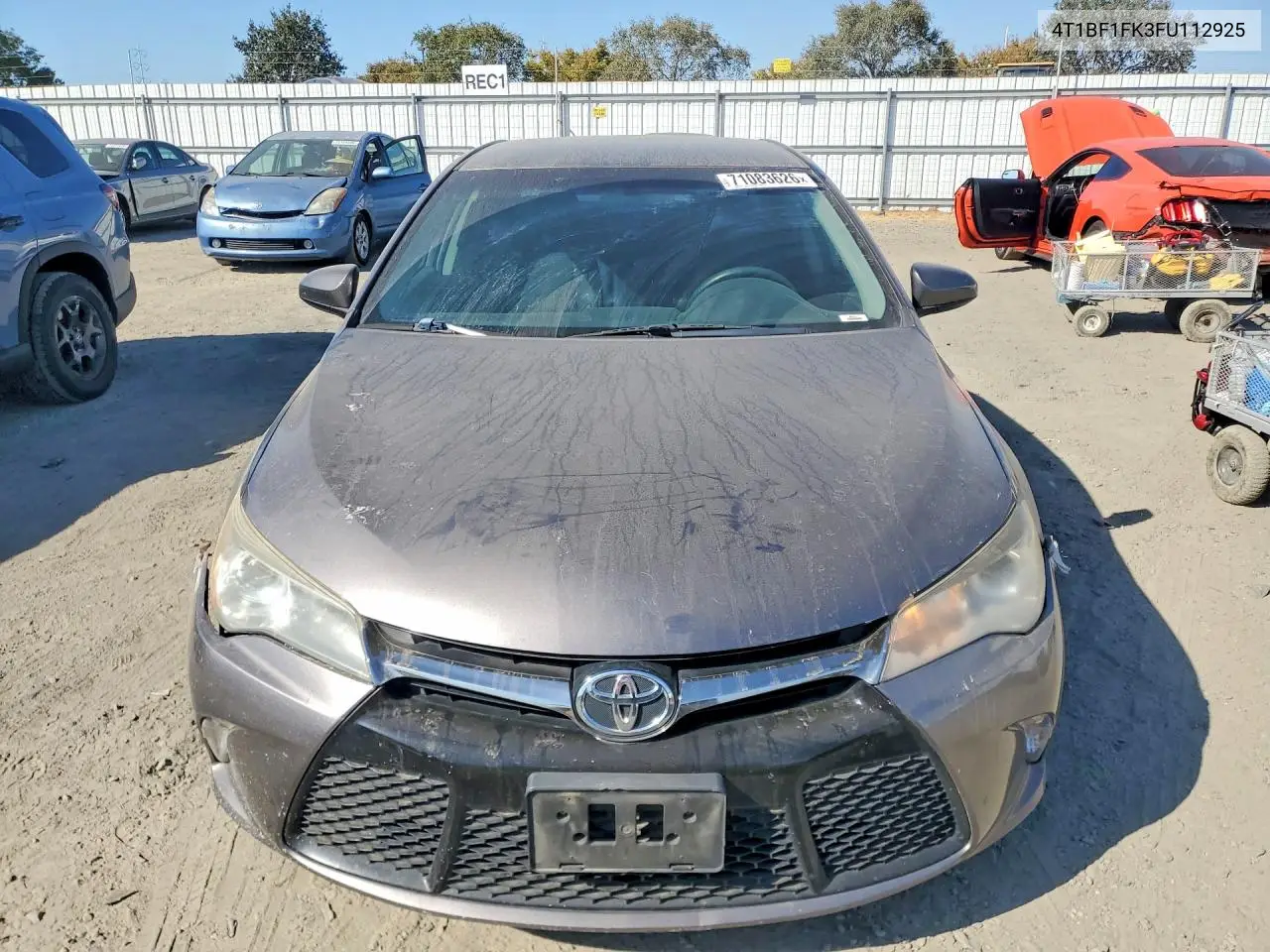 2015 TOYOTA CAMRY VIN 4T1BF1FK3FU112925 — фото 5