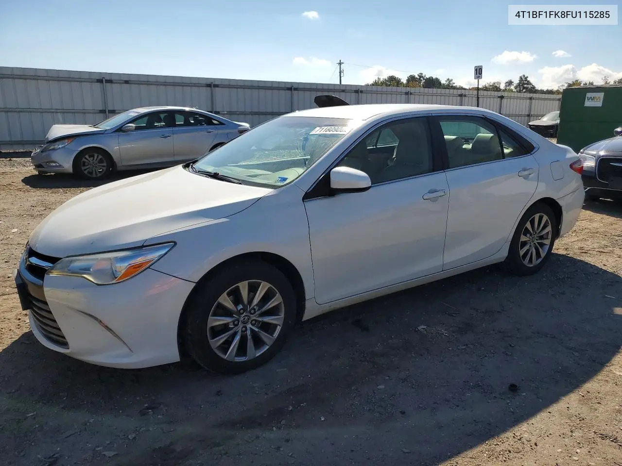 TOYOTA CAMRY 2015, VIN 4T1BF1FK8FU115285