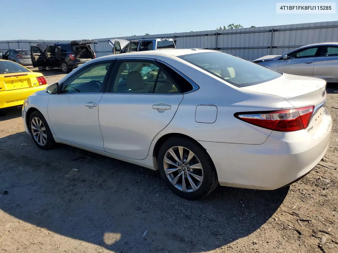 2015 TOYOTA CAMRY VIN 4T1BF1FK8FU115285 — фото 2