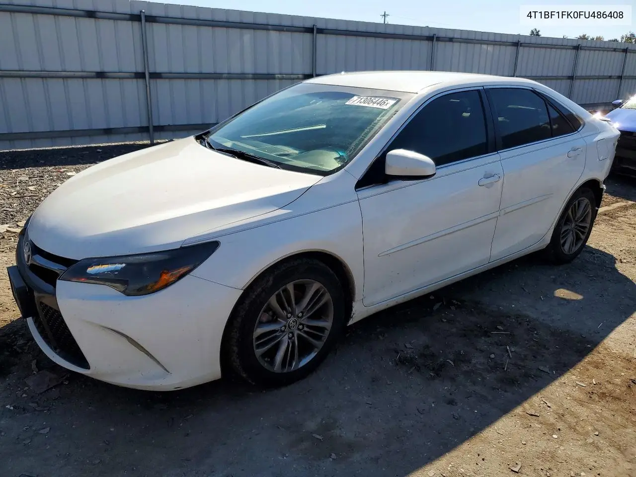 TOYOTA CAMRY 2015, VIN 4T1BF1FK0FU486408