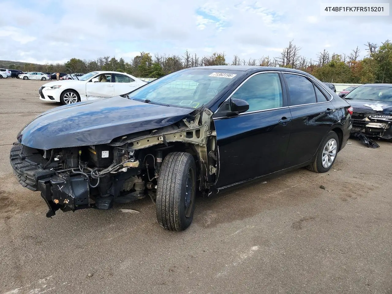 TOYOTA CAMRY 2015, VIN 4T4BF1FK7FR515201
