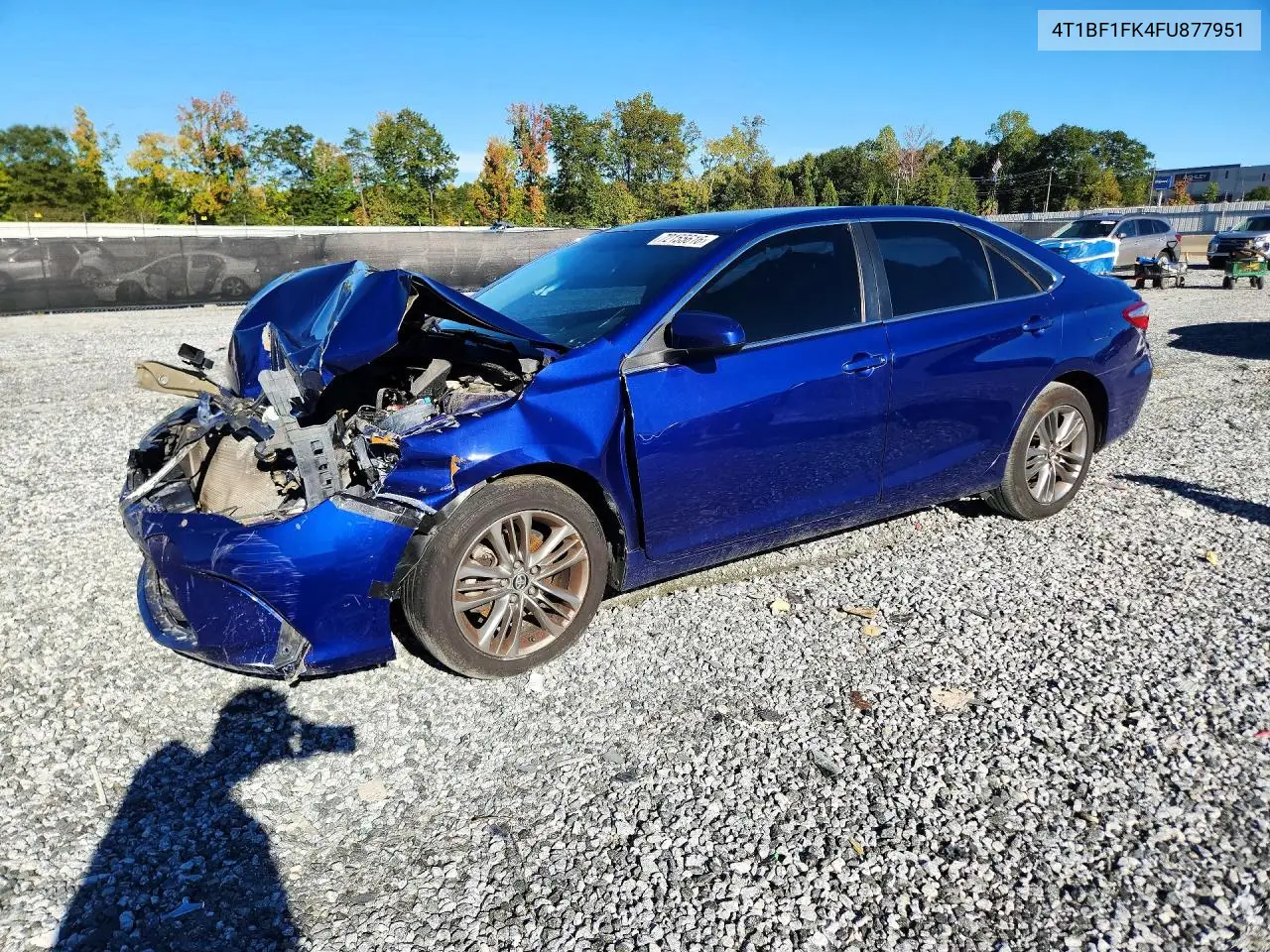 TOYOTA CAMRY 2015, VIN 4T1BF1FK4FU877951