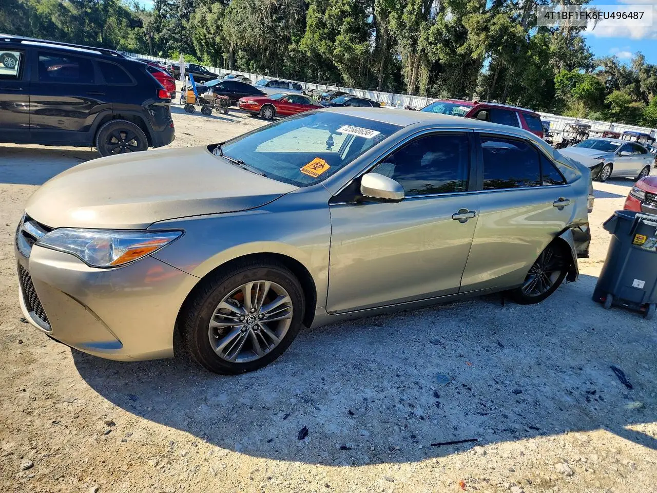 TOYOTA CAMRY 2015, VIN 4T1BF1FK6FU496487