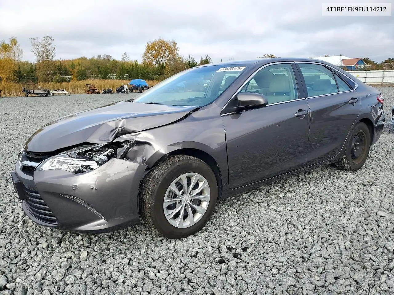 TOYOTA CAMRY 2015, VIN 4T1BF1FK9FU114212