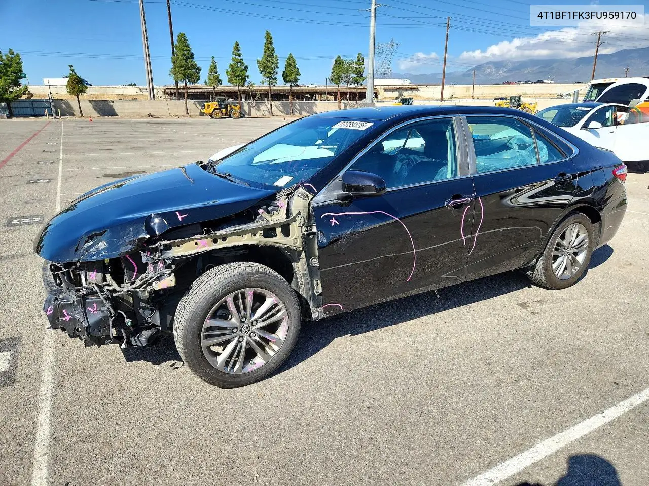 TOYOTA CAMRY 2015, VIN 4T1BF1FK3FU959170
