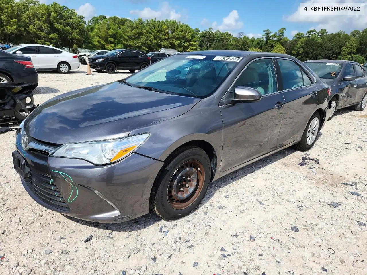 TOYOTA CAMRY 2015, VIN 4T4BF1FK3FR497022