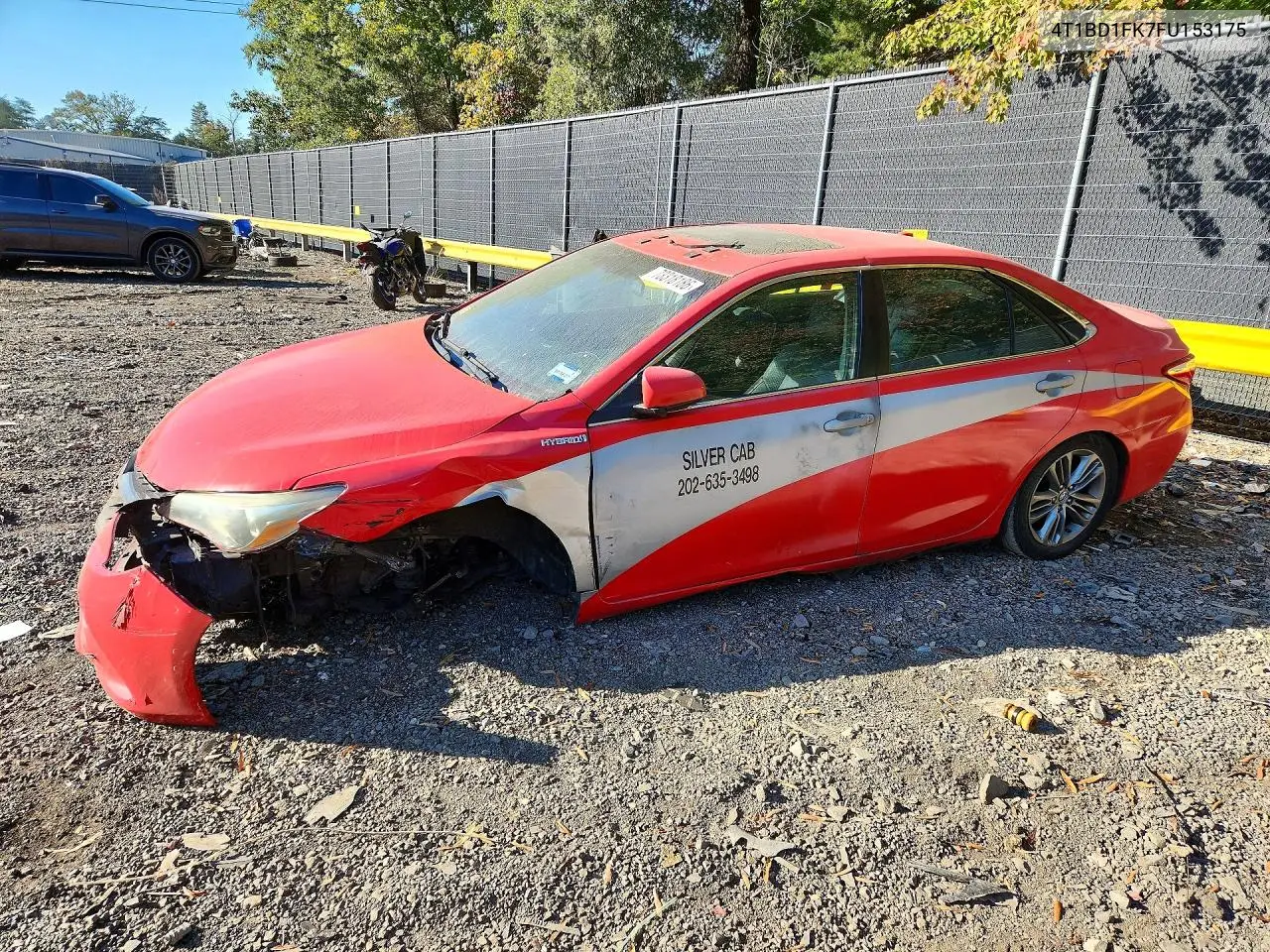 TOYOTA CAMRY 2015, VIN 4T1BD1FK7FU153175