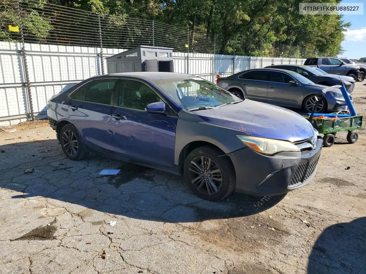 TOYOTA CAMRY 2015, VIN 4T1BF1FK8FU885227