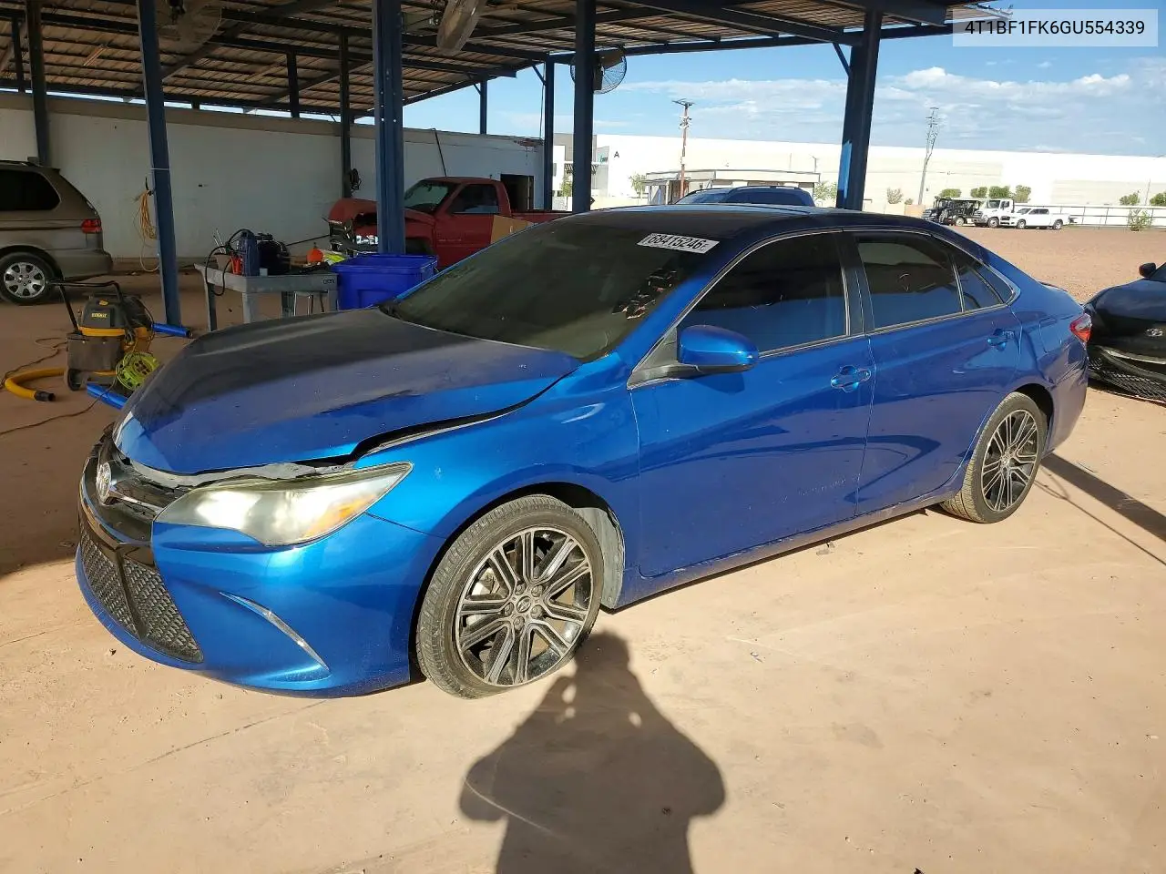 TOYOTA CAMRY 2016, VIN 4T1BF1FK6GU554339
