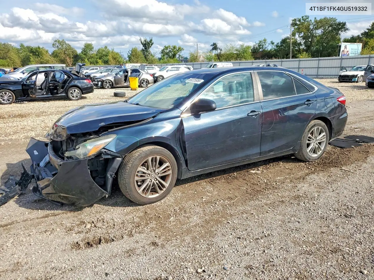 TOYOTA CAMRY 2016, VIN 4T1BF1FK4GU519332
