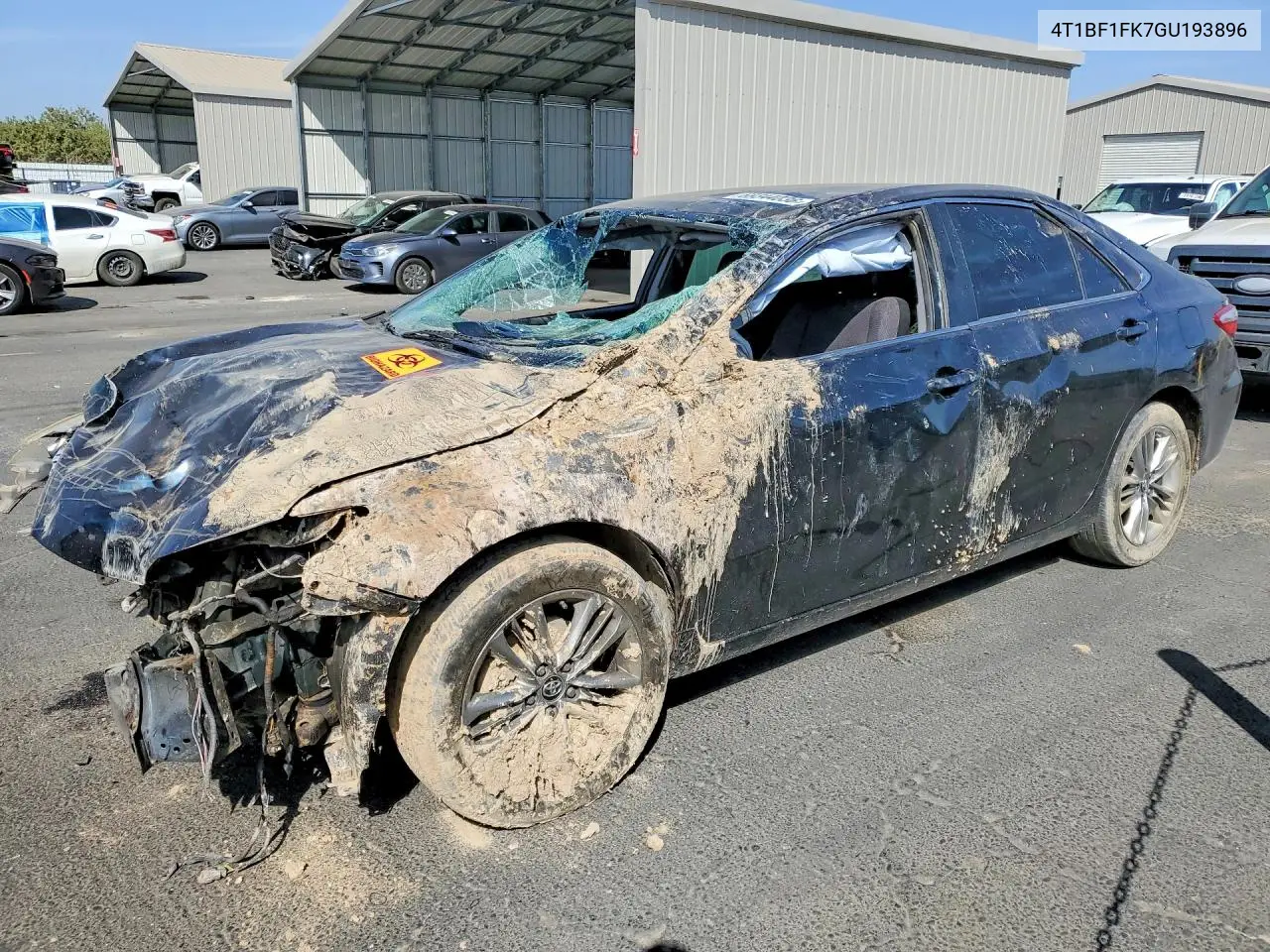 TOYOTA CAMRY 2016, VIN 4T1BF1FK7GU193896