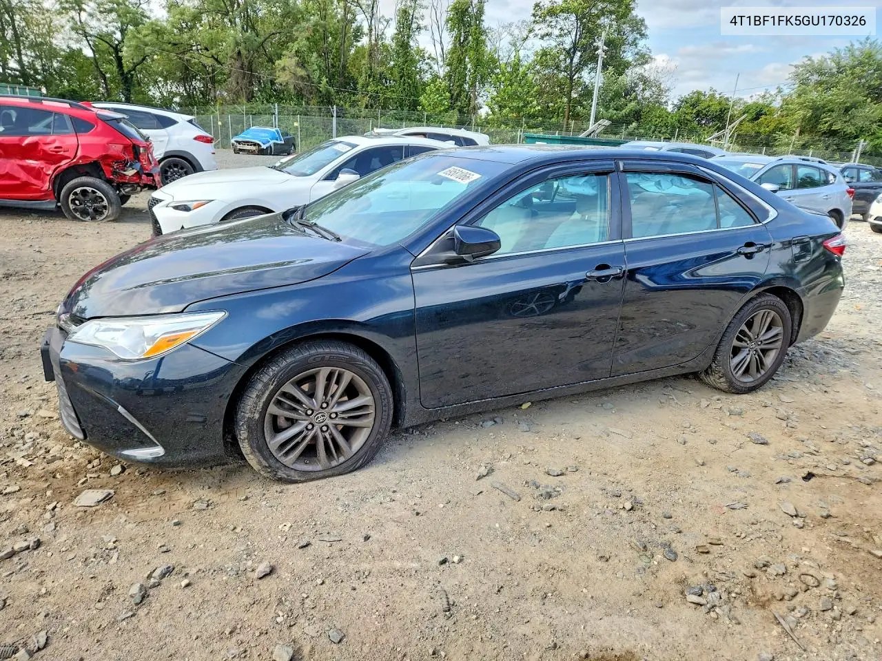 TOYOTA CAMRY 2016, VIN 4T1BF1FK5GU170326
