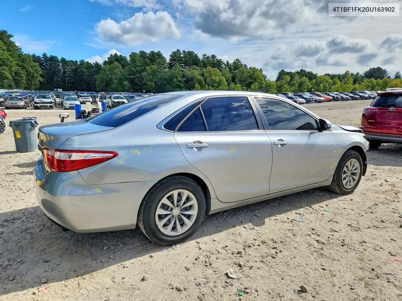 2016 TOYOTA CAMRY VIN 4T1BF1FK2GU163902 — фото 3