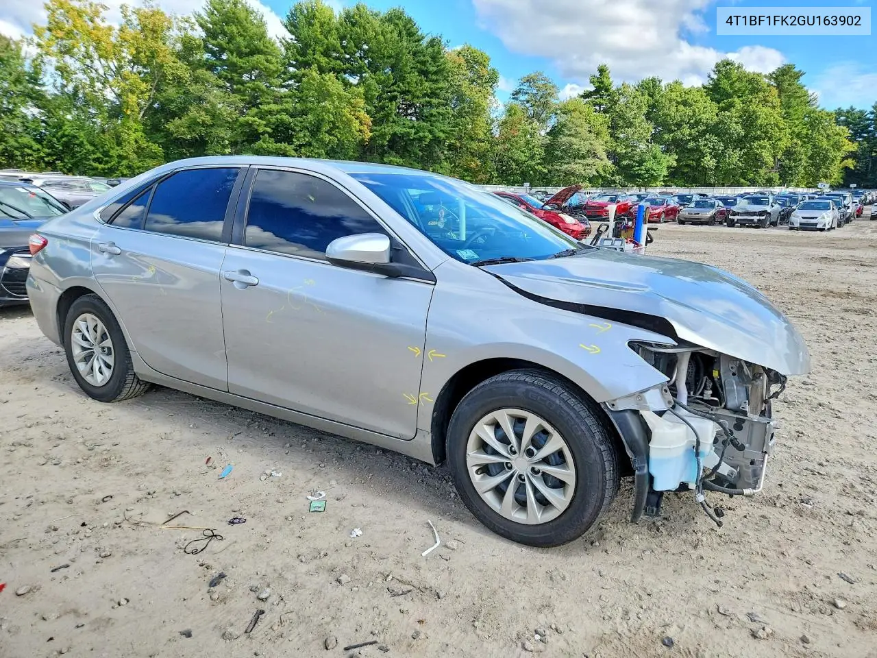 2016 TOYOTA CAMRY VIN 4T1BF1FK2GU163902 — фото 4
