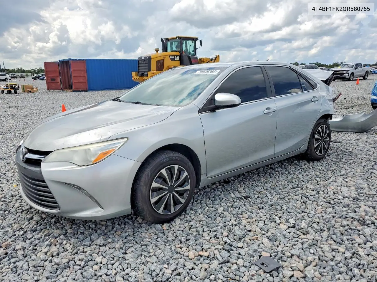TOYOTA CAMRY 2016, VIN 4T4BF1FK2GR580765