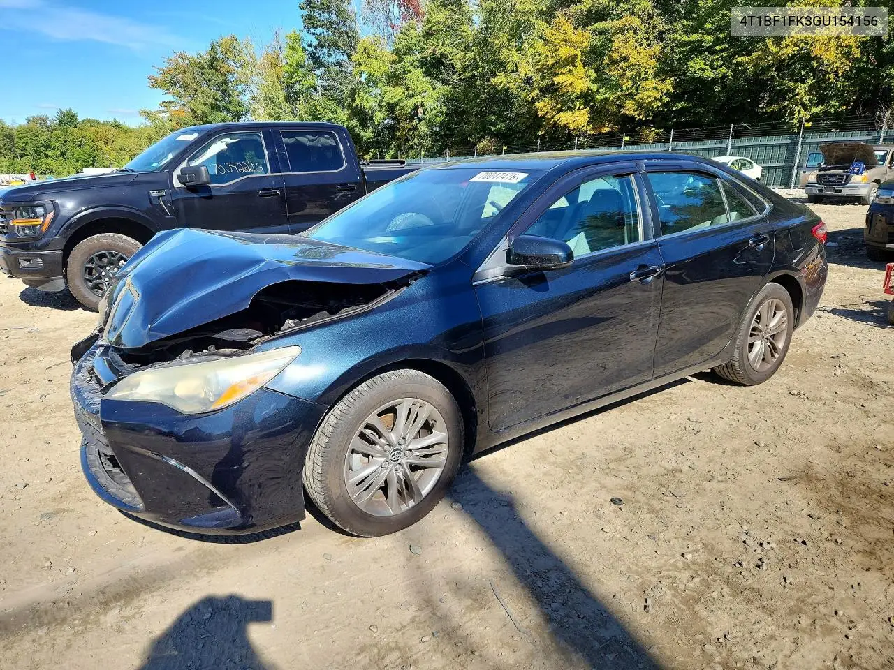 TOYOTA CAMRY 2016, VIN 4T1BF1FK3GU154156