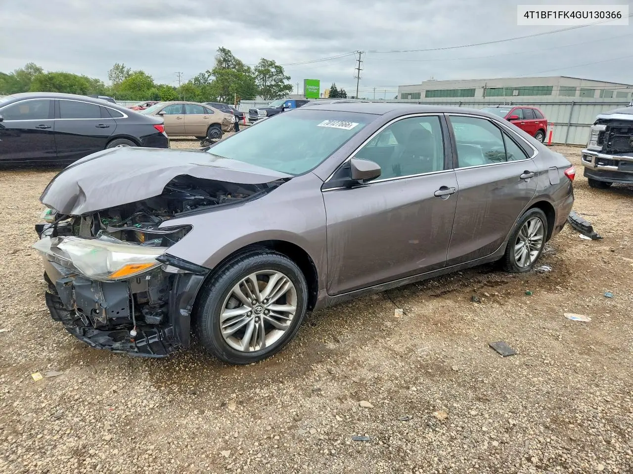 TOYOTA CAMRY 2016, VIN 4T1BF1FK4GU130366
