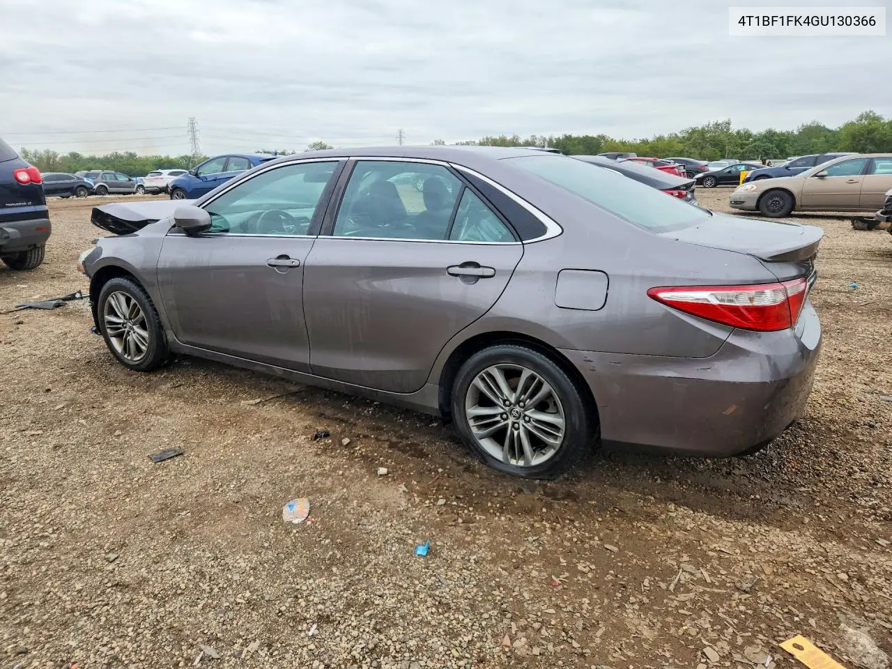 2016 TOYOTA CAMRY VIN 4T1BF1FK4GU130366 — фото 2