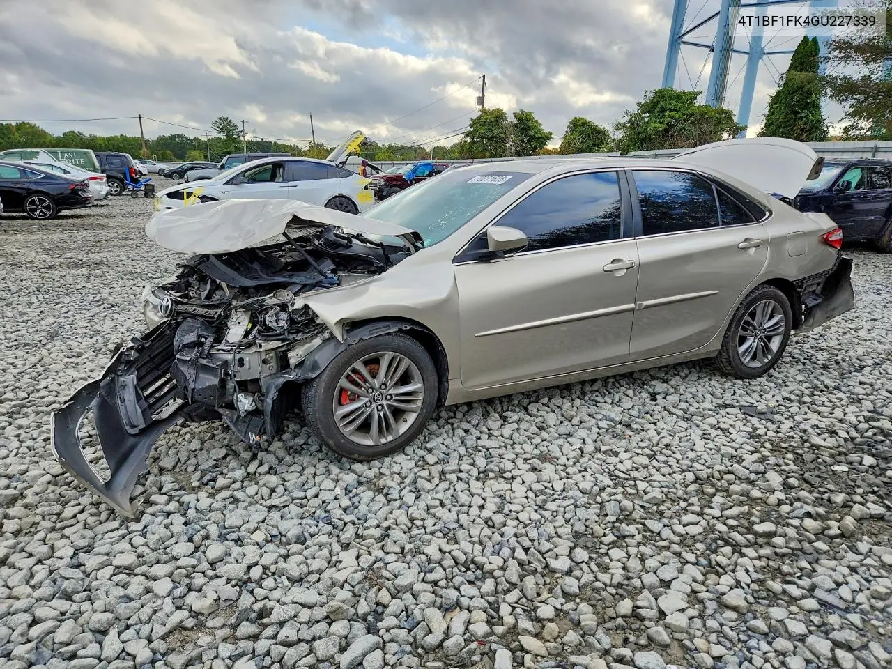 TOYOTA CAMRY 2016, VIN 4T1BF1FK4GU227339