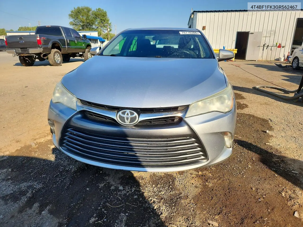 2016 TOYOTA CAMRY VIN 4T4BF1FK3GR562467 — фото 5