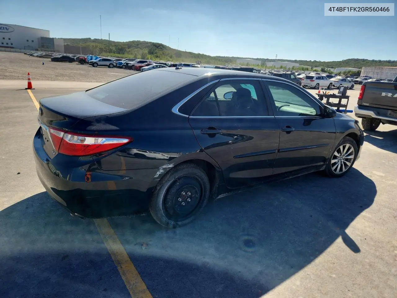 2016 TOYOTA CAMRY VIN 4T4BF1FK2GR560466 — фото 3