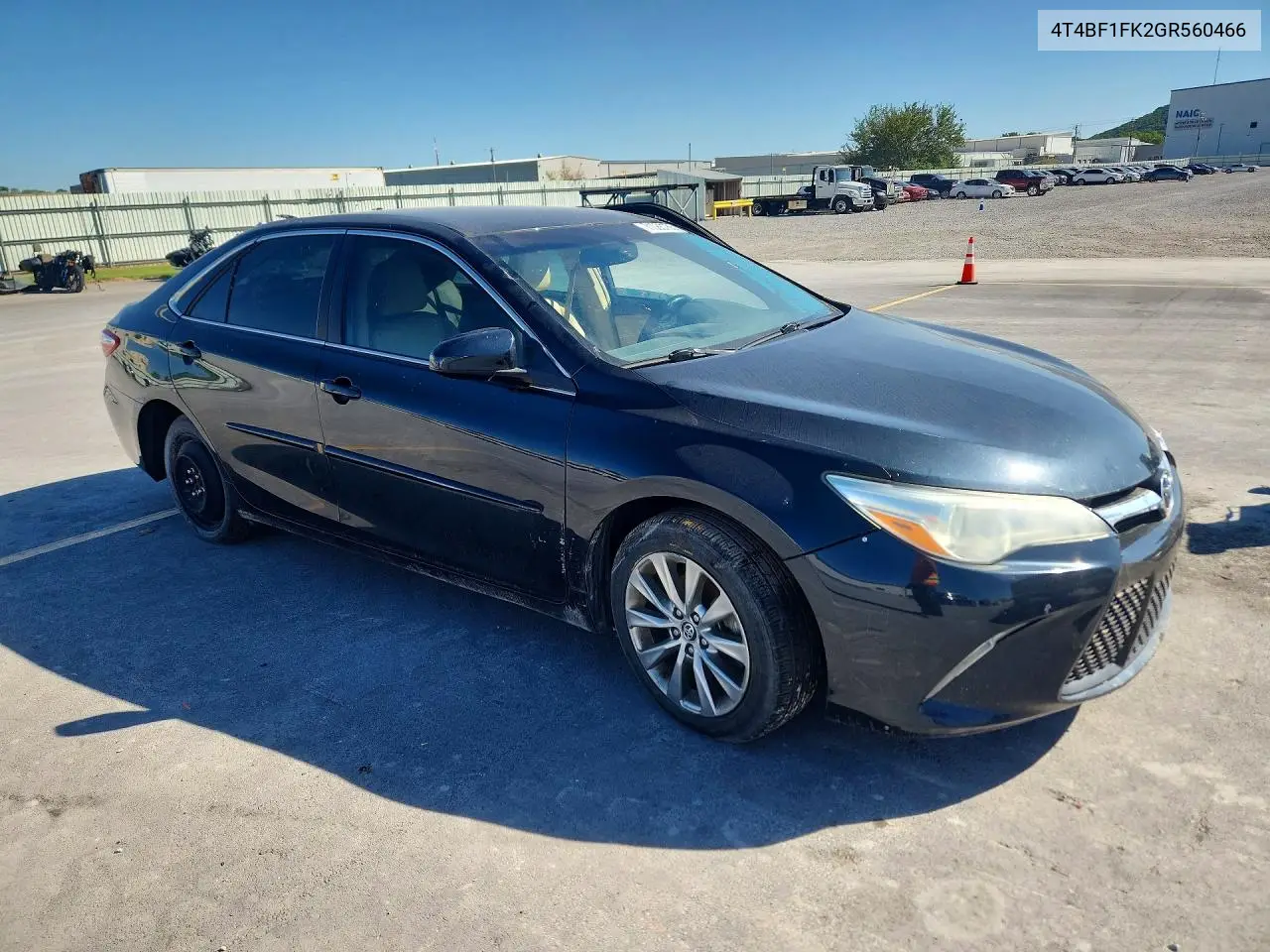 2016 TOYOTA CAMRY VIN 4T4BF1FK2GR560466 — фото 4