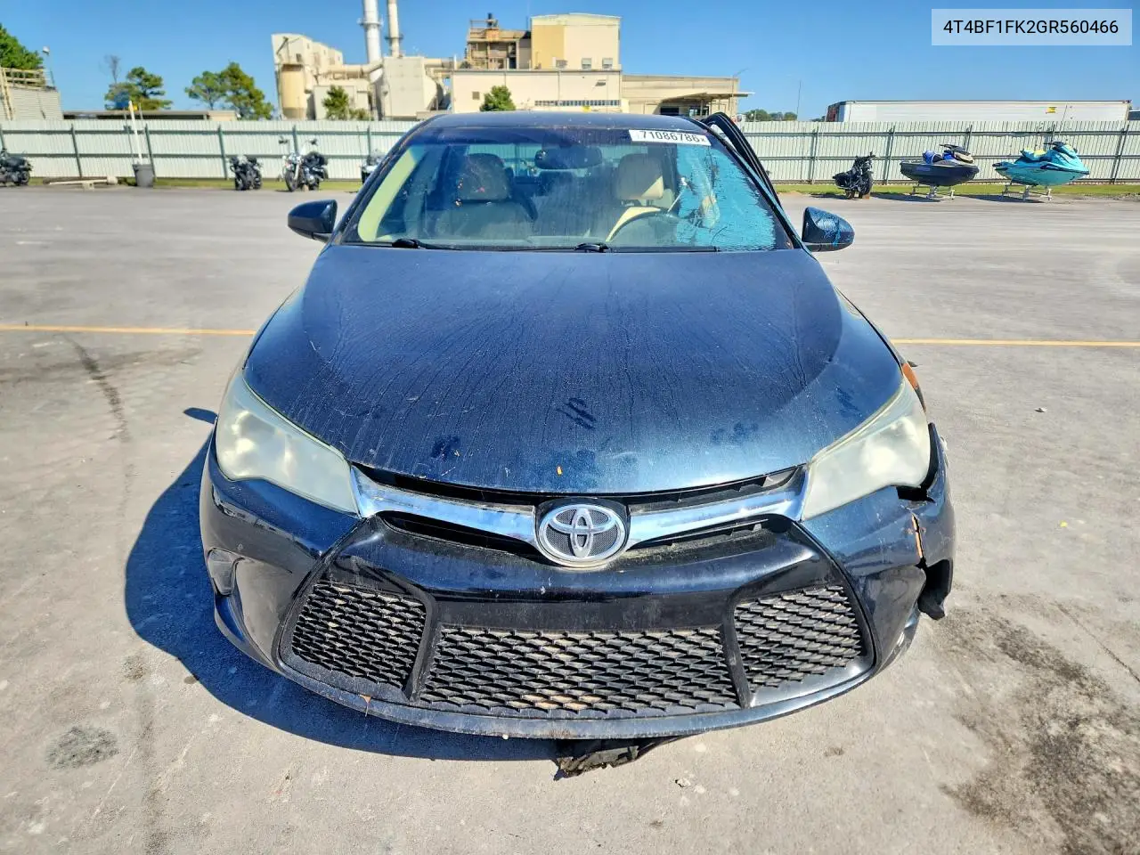 2016 TOYOTA CAMRY VIN 4T4BF1FK2GR560466 — фото 5