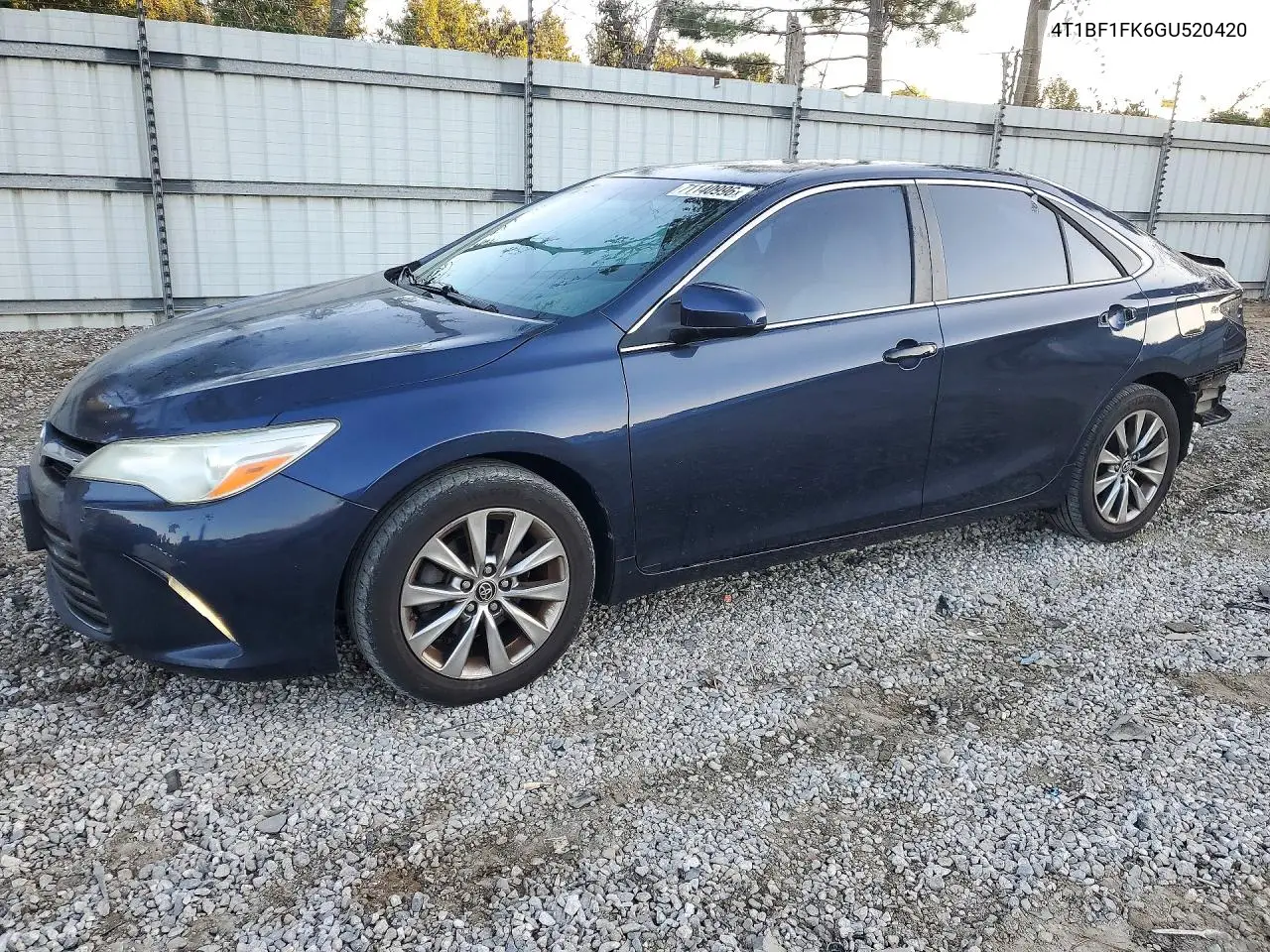 TOYOTA CAMRY 2016, VIN 4T1BF1FK6GU520420